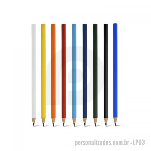 Lápis personalizado - Lápis de Madeira Personalizado