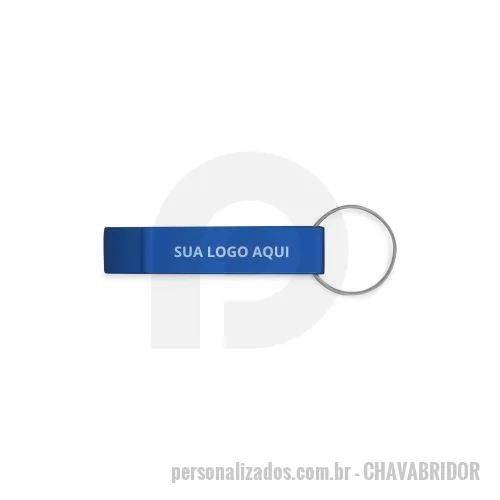 Abridor de garrafa personalizado - O Chaveiro em Alumínio com Abridor de Garrafas é um brinde prático e versátil, ideal para o dia a dia. Compacto e leve, mede 11 x 60 x 15 mm, sendo fácil de transportar e perfeito para acompanhar suas chaves. Produzido em alumínio resistente, combina utilidade e durabilidade, tornando-se uma excelente opção para ações promocionais, brindes corporativos ou lembranças personalizadas. Além de manter suas chaves organizadas, oferece a conveniência de abrir garrafas em qualquer ocasião.