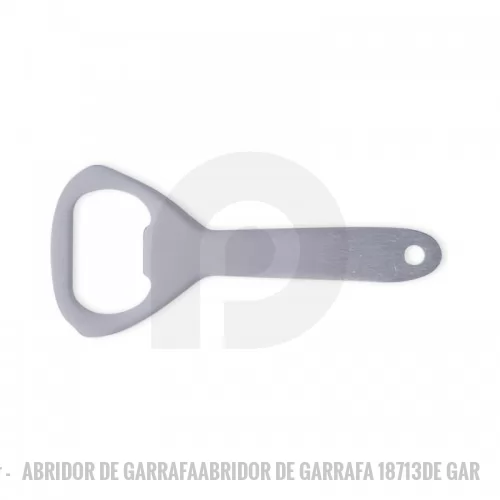 Abridor personalizado - Abridor de garrafa metálico.