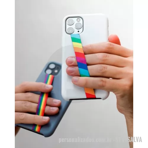 Acessório para celular personalizado - Material Poliester