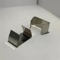 Garrinha Lisa para fechamento de cordão Tamanho: 20mm Banho: Níquel Fabricante: Brustelo