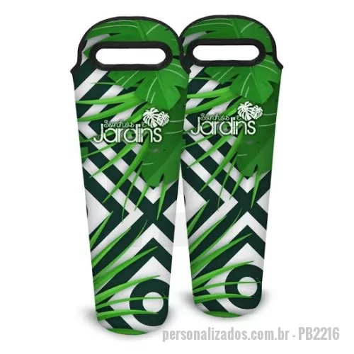 Acessório para vinho personalizado - Sacola de vinho neoprene personalizada 