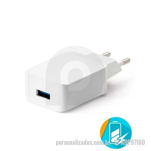 Adaptador de tomada universal personalizado - Adaptador Usb Personalizado com Carregamento Rapido