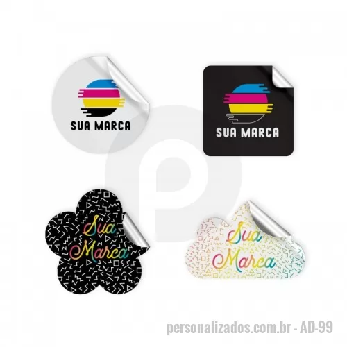 Adesivo personalizado - Adesivos personalizados, confeccionados em vinil especial, que pode colar, descolar e colar novamente, varias vezes. Adesivos para notebooks, agendas, etc...