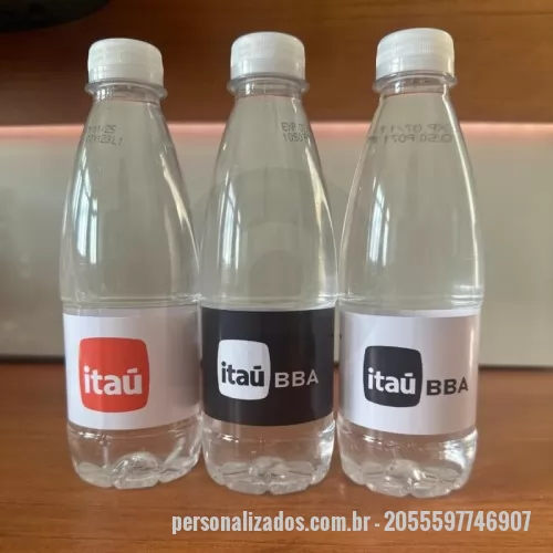 Água mineral personalizada - Garrafa de água Mineral 300 ML