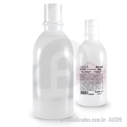 Álcool em gel personalizado - Álcool em Gel 70% Antisséptico 500ml