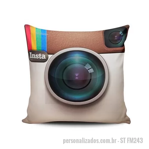 Almofada personalizada - Almofadas Coloridas Personalizadas, Medidas 30 x 30 cm, Material 100% Poliéster / Oxford