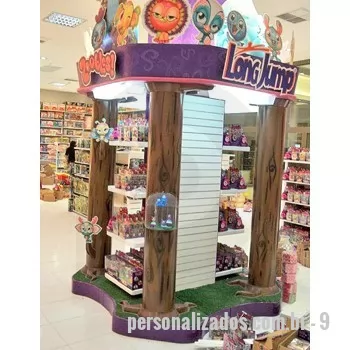 Ambientação de loja personalizado - CUSTOMIZAÇÃO COLUNA LONG JUMP