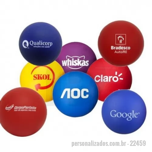 Antiestresse personalizado - Bolinha Lisa Anti Stress Personalizada