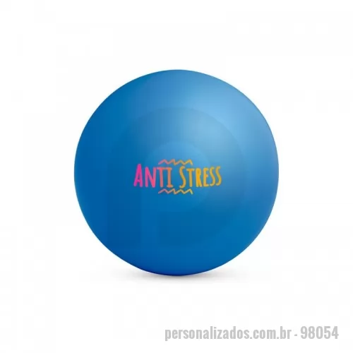Antiestresse personalizado - Anti-estresse em espuma PU em formato de bola, disponível em várias cores. ø50 mm