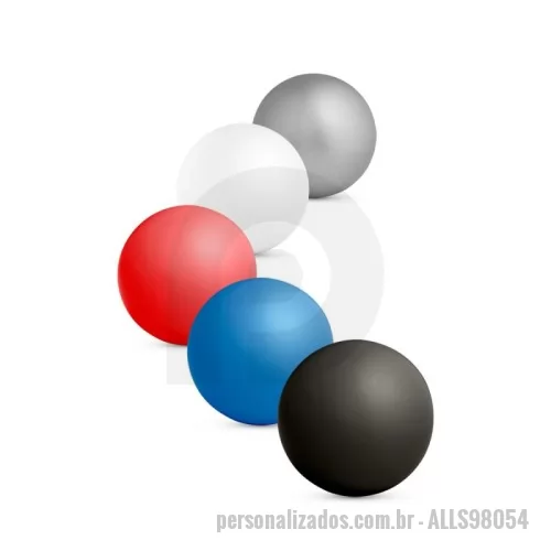 Antiestresse personalizado - Antiestresse bola em espuma PU, disponível em várias cores. 