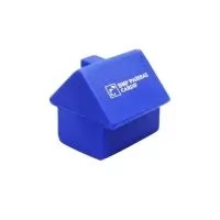 Bolinha Anti Stress em vinil Modelo Casinha, medindo 57mm com. X 60mm lar. x 57m alt., pesando 46 gramas, produzido em vinil com ar, logotipo estampado em silkscreen ou tampografia  em área localizada medindo 3,0 cm X 4,0 cm, embalagem plástica individual lacrada e em caixa de papelão com 50 peças e pesando 2,46 Kg. e medindo 53,0 cm com. X 31,0 cm lar. X 16.0 cm alt. 