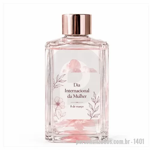 Aromatizador com varetas personalizado - Aromatizador de perfumes com varetas de fibra de algodão, 250ml. Flor de cerejeira, solicita orçamento e conheça outras opções e aromas disponíveis