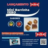 Barra de Cereais zero sabores Banana e Chocolate com Morango