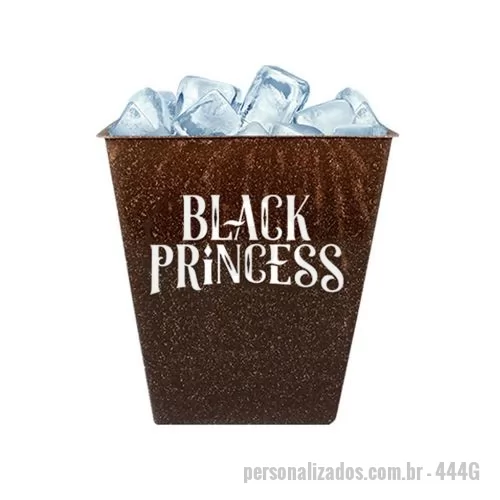 Balde de Gelo personalizado - Capacidade 2,6L. Balde de gelo com design pratico e inovador . Feito com até 50% de fibra de coco ou madeira de reflorestamento.