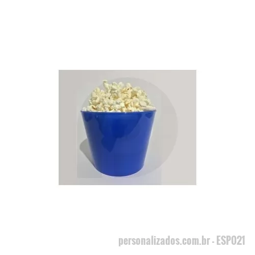 Balde de pipoca personalizado - Balde para Pipoca 1,0 Litro