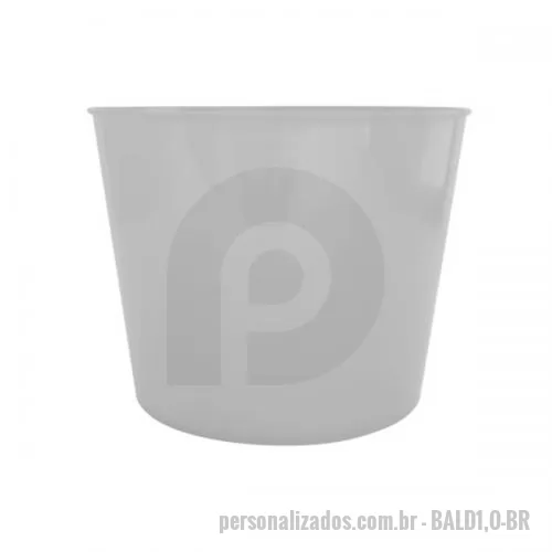 Balde de pipoca personalizado - BALDE PARA PIPOCA EM PP 1 LITRO