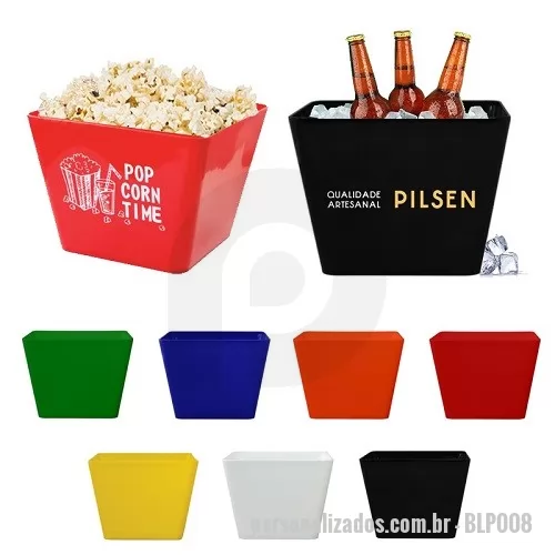 Balde de pipoca personalizado - Balde de Pipoca ou Gelo