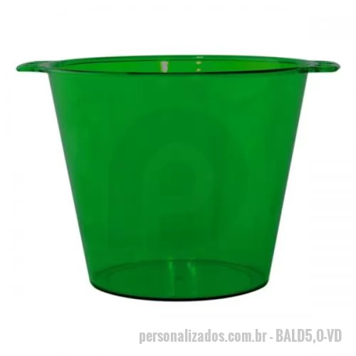 Balde personalizado - BALDE PARA GELO EM PS 5 LITROS