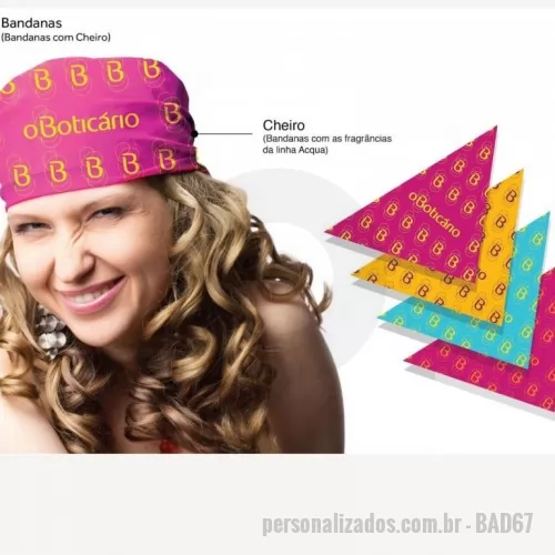 Bandana personalizada - Somos fabricantes de lenços e bandanas com estampas exclusivas e tecidos diferenciados como seda,viscose,voil