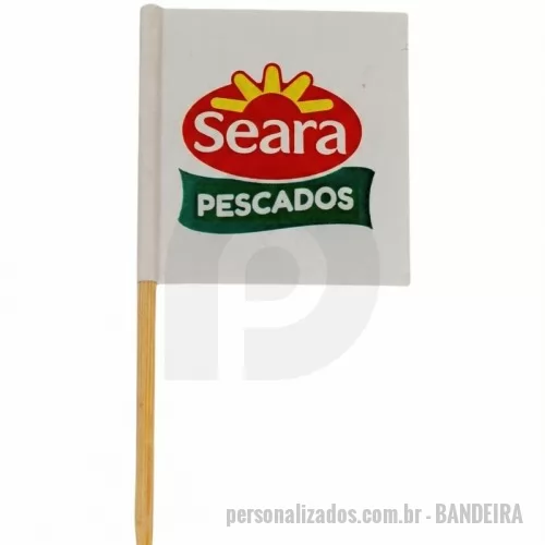 Bandeira identificadora personalizada - BANDEIRINHAS DECORATIVAS PARA PETISCOS, APERITIVOS E FINGER FOODS - PERSONALIZADAS. HASTE DE MADEIRA