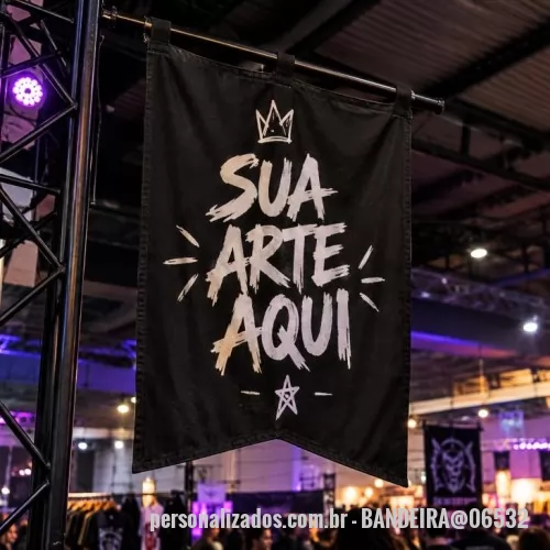 Bandeira personalizada - Entre em contato para o envio da arte
