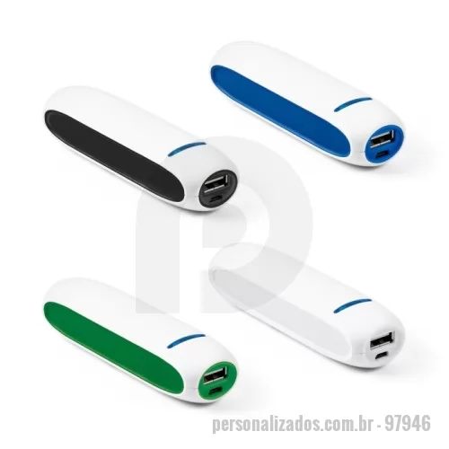 Bateria auxiliar para celular personalizada - Bateria portátil em ABS. Bateria de lítio com capacidade de 1.500 mAh, tempo de vida ? 500 ciclos e com uma porta de entrada USB-C e uma USB-A de saída. Incluso cabo USB-C para carregar a bateria. Fornecida em caixa presente. 100 x 28 x 23 mm