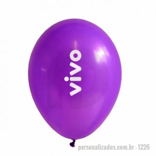 Bexiga personalizada - Balões Personalizados