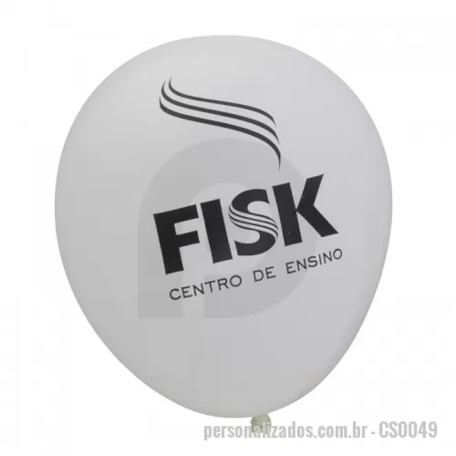 Bexiga personalizada - BALÃO DE GAS 