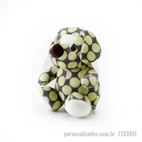 Bichinho de pelúcia personalizado - Cachorrinho Pelúcia Personalização no Tecido