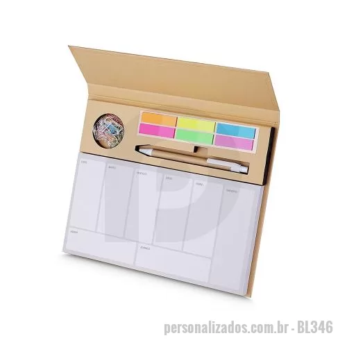 Bloco Anotações personalizado - Bloco de Anotações Personalizado
