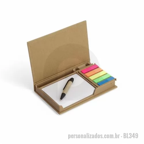 Bloco Anotações personalizado - Bloco de Anotações Ecológico Personalizado