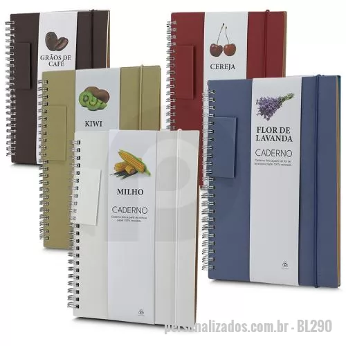 Bloco Anotações personalizado - Bloco de Anotações com Pautas Personalizado