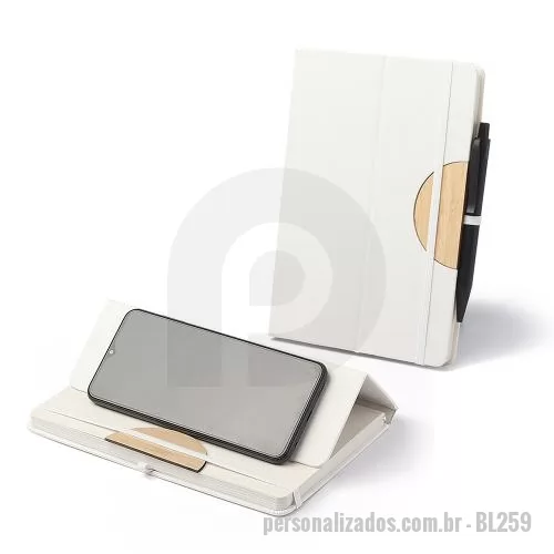 Bloco Anotações personalizado - Bloco de Anotações Ecológico Personalizado