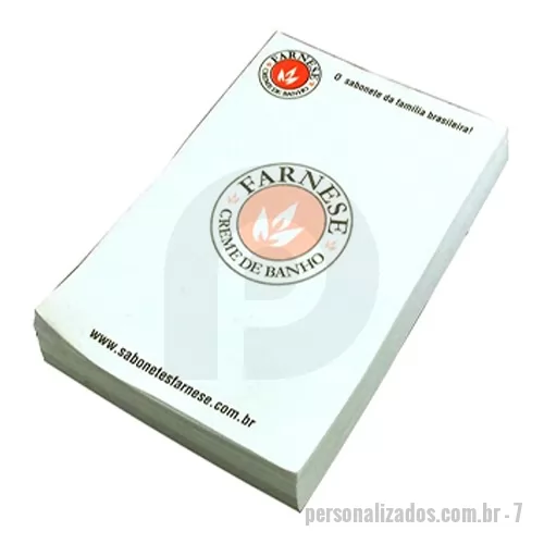 Bloco personalizado - Fabricação própria, blocos personalizados do seu jeito. Bloco em papel colorido com ou sem impressão com 100 folhas (não é post-it).