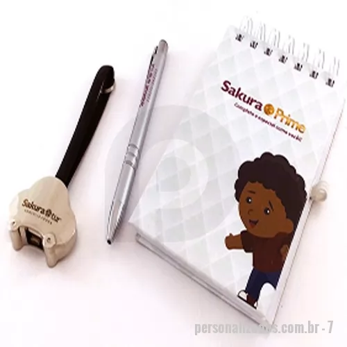 Bloco personalizado - Fabricação própria, blocos personalizados do seu jeito. Permite lâminas de publicidade. Bloco de capa dura com arte em 4 cores, miolo com 96 folhas personalizadas, contra capa com suporte para caneta e acabamento em wire-o . 