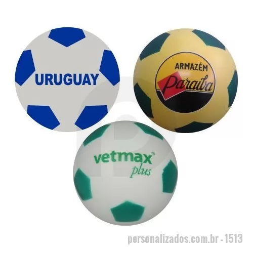 Bola personalizada - Bola fosca n° 8 com 20 cm de diâmetro, pintura de futebol, com área para impressão da logomarca.