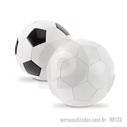 Bola personalizada - Bola Personalizada - 98132 - Bola de futebol com um design clássico em PVC. Produto certificado de acordo com a portaria Inmetro nº302 de 12/Jul/2021. Tamanho 5 - 179468 - Bola