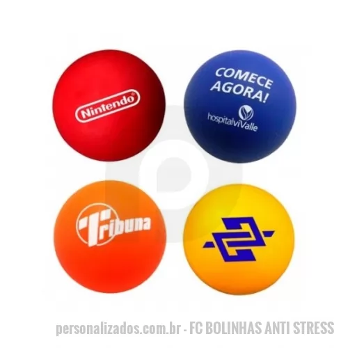 Bolhas Anti-Stress personalizado - Bolinha Anti Stress Lisa produzida em Vinil. Disponível em várias cores.
