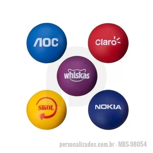 bolinhas cravinho personalizado - Bolinha antistress feita em poliuretano Ø 6,9cm