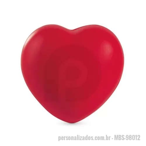 bolinhas cravinho personalizado - Antiestresse coração em espuma PU. 
