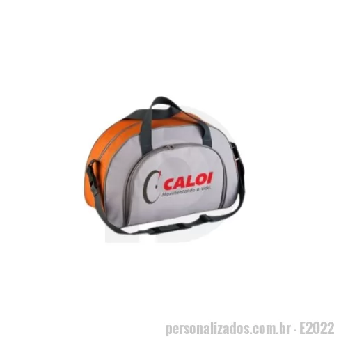 Bolsa de academia personalizada - Bolsa Média Modelo Esportiva produzida em poliéster 600 importado com vivos de PVC entre as costuras 