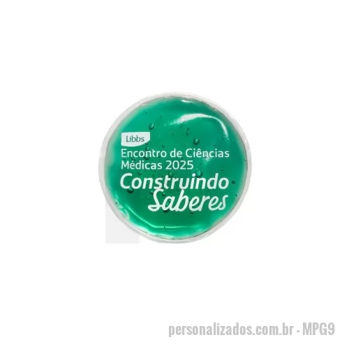 bolsa de gel personalizada - BOLSA DE GEL - GELOX - 9 CM - GEL CLÍNICO - MATERIAL PVC - LOGO DE SUA PREFERÊNCIA 