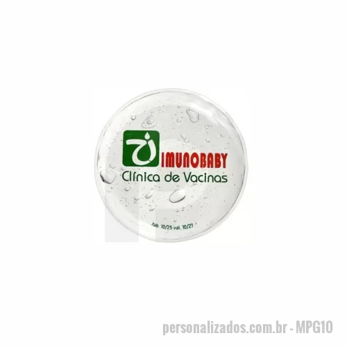 bolsa de gel personalizada - BOLSA DE GEL - GELOX - 10 CM - GEL CLÍNICO - MATERIAL PVC - LOGO DE SUA PREFERÊNCIA 