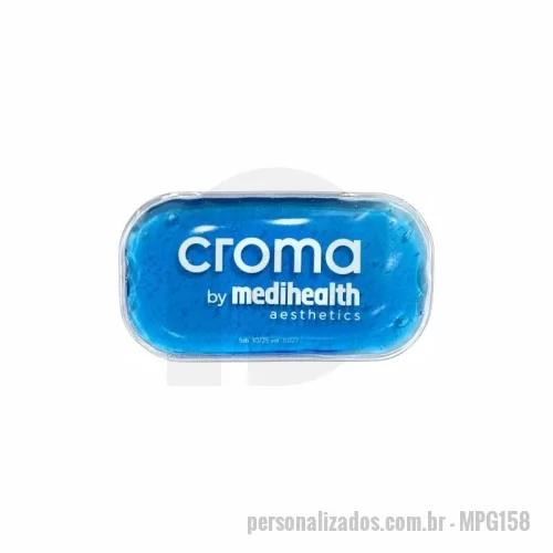bolsa de gel personalizada - BOLSA DE GEL - GELOX - 15X8 CM - GEL CLÍNICO - MATERIAL PVC - LOGO DE SUA PREFERÊNCIA 