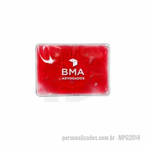 bolsa de gel personalizada - BOLSA DE GEL RETANGULAR - GELOX - 20X14 CM - GEL CLÍNICO - MATERIAL PVC - LOGO DE SUA PREFERÊNCIA 