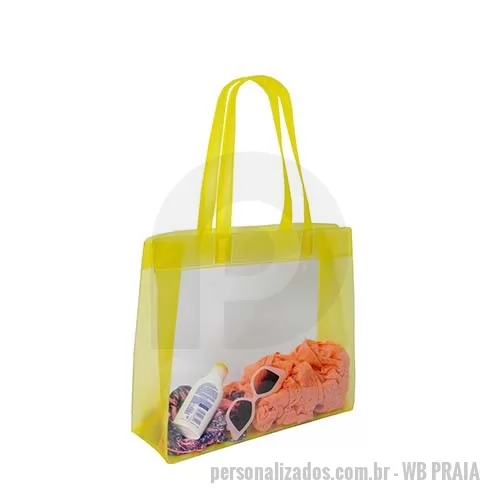 Bolsa de praia personalizada - Bolsa de Praia, em PVC e solda eletrônica 