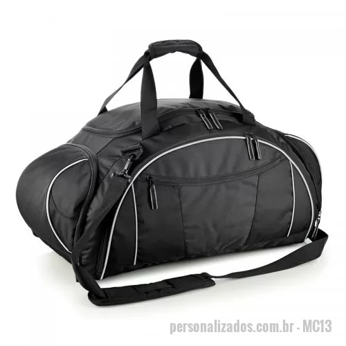 Bolsa de viagem personalizada - Bolsa de viagem Personalizada - MC13 - Bolsa Mala de Viagem Esportiva para Brindes Promocionais - 119323 - Bolsa de viagem