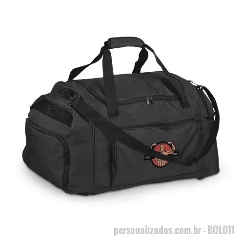 Bolsa Esportiva personalizada - Bolsa Esportiva com Bolso Frontal e Bolsos Laterais