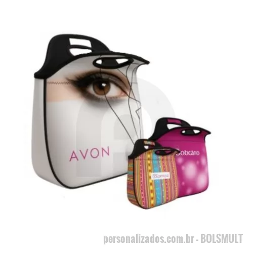 Bolsa personalizada - Bolsas Multiuso produzida em neoprene é um  brinde ideal para vários tipos de eventos, é o item perfeito para agradar a todos os públicos. Com a rotina diária de trabalho, academia, faculdade é indispensável levar os itens do dia a dia, uma refeição saudável e a Bolsa Multiuso oferece essa possibilidade tem as medidas de 30cm x 34cm.
